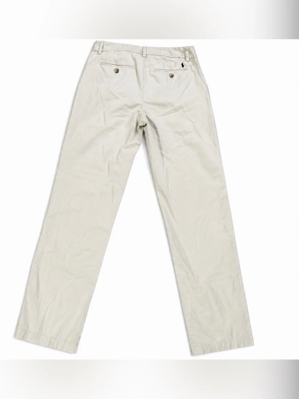 Polo Ralph Lauren Boys Size 16 Stretch Khaki Chino Pants Beige Preppy